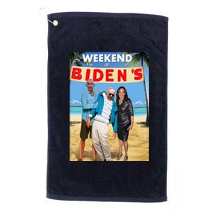 Weekend At BidenS  Weekend At BidenS Platinum Collection Golf Towel