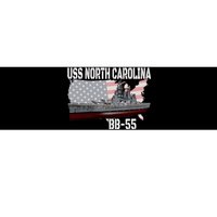 Ww2 American Battleship Uss North Carolina Bb55 Warships Bumper Sticker