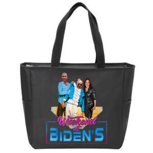 Weekend At Bidens Funny Anti Election 2024 Zip Tote Bag