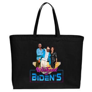 Weekend At Bidens Funny Anti Election 2024 Cotton Canvas Jumbo Tote