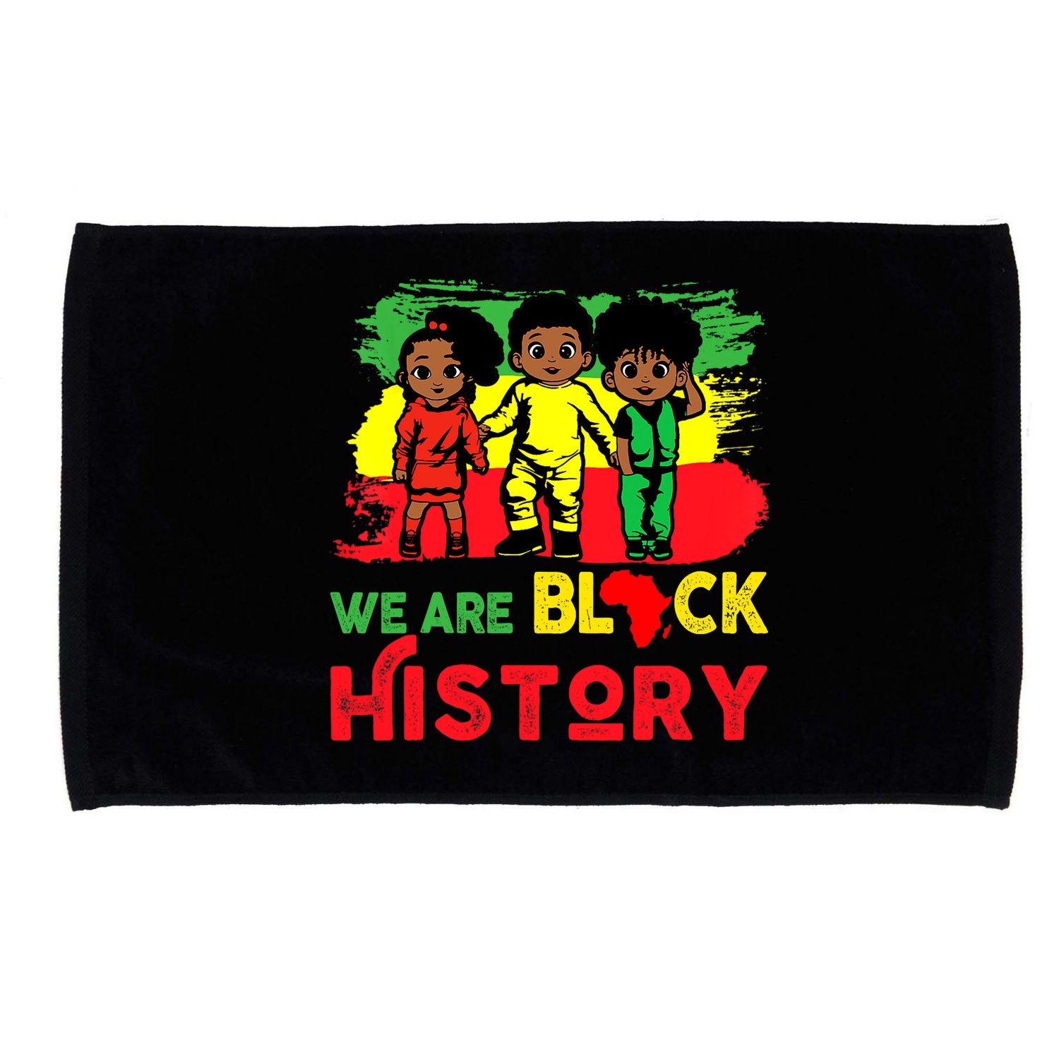 We Are Black History Black History Month Gift Microfiber Hand Towel