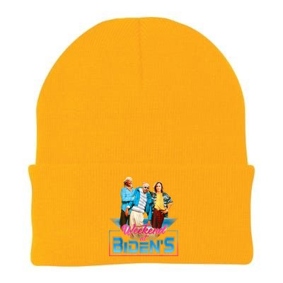 Weekend At BidenS Funny Meme Knit Cap Winter Beanie