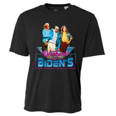 Weekend At BidenS Funny Meme Cooling Performance Crew T-Shirt