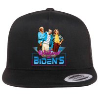 Weekend At BidenS Funny Meme Flat Bill Trucker Hat