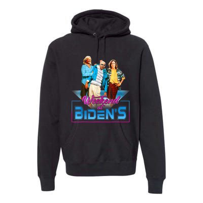 Weekend At BidenS Funny Meme Premium Hoodie