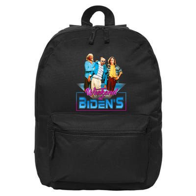 Weekend At BidenS Funny Meme 16 in Basic Backpack