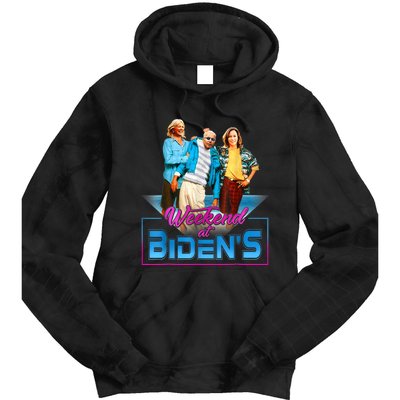 Weekend At BidenS Funny Meme Tie Dye Hoodie