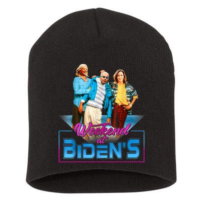 Weekend At BidenS Funny Meme Short Acrylic Beanie