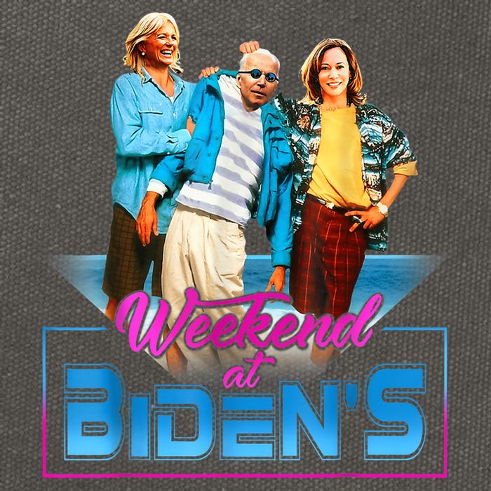 Weekend At BidenS Funny Meme Cotton Canvas Backpack