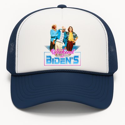 Weekend At BidenS Funny Meme Trucker Hat