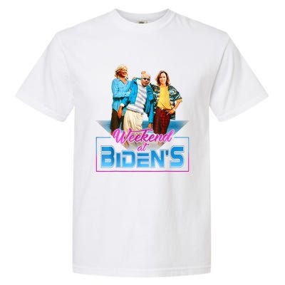 Weekend At BidenS Funny Meme Garment-Dyed Heavyweight T-Shirt