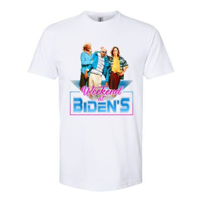 Weekend At BidenS Funny Meme Softstyle CVC T-Shirt