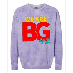 We Are BG 42 Free Brittney Griner Free BG Support Brittney Griner Colorblast Crewneck Sweatshirt