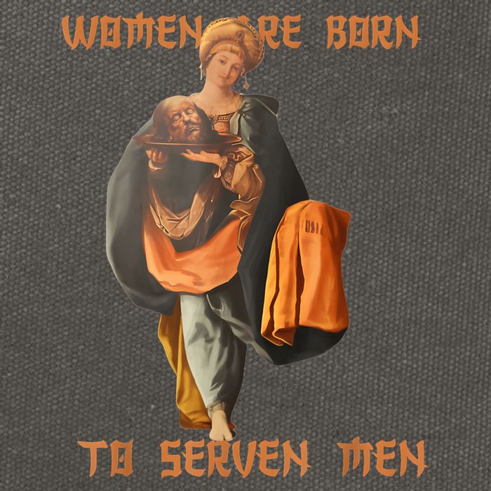 Women Are Born To Serve Donald Trump Cotton Canvas Backpack