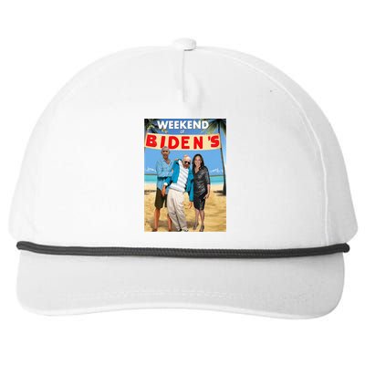 Weekend At Bidens Weekend At Bidens Snapback Five-Panel Rope Hat