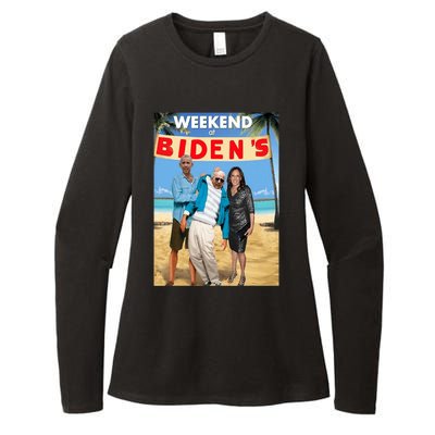 Weekend At Bidens Weekend At Bidens Womens CVC Long Sleeve Shirt