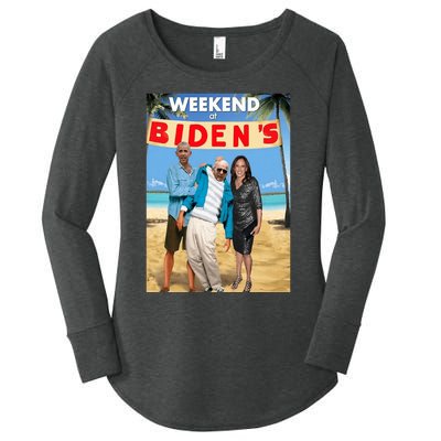 Weekend At Bidens Weekend At Bidens Women's Perfect Tri Tunic Long Sleeve Shirt