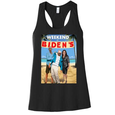 Weekend At Bidens Weekend At Bidens Women's Racerback Tank