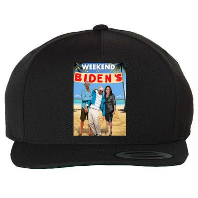 Weekend At Bidens Weekend At Bidens Wool Snapback Cap