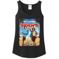 Weekend At Bidens Funny Ladies Essential Tank