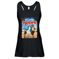 Weekend At Bidens Funny Ladies Essential Flowy Tank