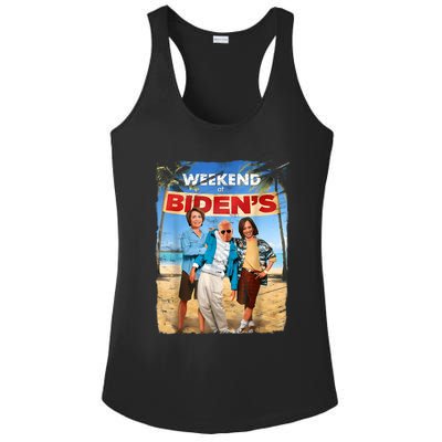 Weekend At Bidens Funny Ladies PosiCharge Competitor Racerback Tank