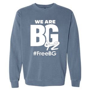 We Are BG 42 Free Brittney Griner Free BG Garment-Dyed Sweatshirt