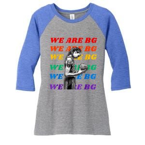 We Are BG 42 Women's Tri-Blend 3/4-Sleeve Raglan Shirt