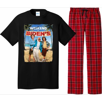 Weekend At Bidens Funny Joe Biden President Democrat Pajama Set