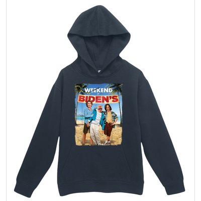 Weekend At Bidens Funny Joe Biden President Democrat Urban Pullover Hoodie