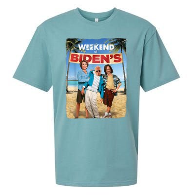 Weekend At Bidens Funny Joe Biden President Democrat Sueded Cloud Jersey T-Shirt