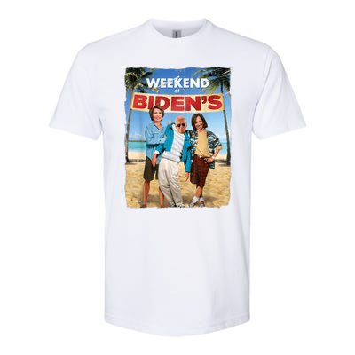 Weekend At Bidens Funny Joe Biden President Democrat Softstyle CVC T-Shirt