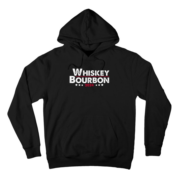 Whiskey And Bourbon 24 Whiskey Lovers Drinker Election 2024 Hoodie