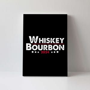 Whiskey And Bourbon 24 Whiskey Lovers Drinker Election 2024 Canvas