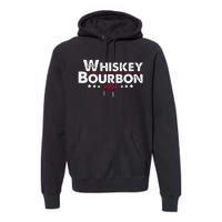 Whiskey And Bourbon 24 Whiskey Lovers Drinker Election 2024 Premium Hoodie