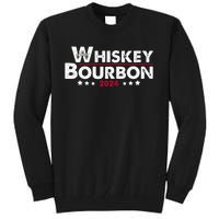 Whiskey And Bourbon 24 Whiskey Lovers Drinker Election 2024 Tall Sweatshirt