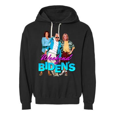 Weekend At Biden's Garment-Dyed Fleece Hoodie