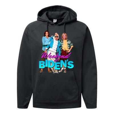 Weekend At Biden's Performance Fleece Hoodie