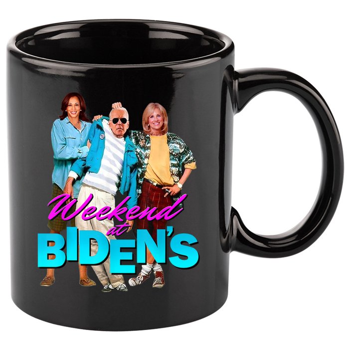 Weekend At Biden's 11oz C Handle Ceramic Mug