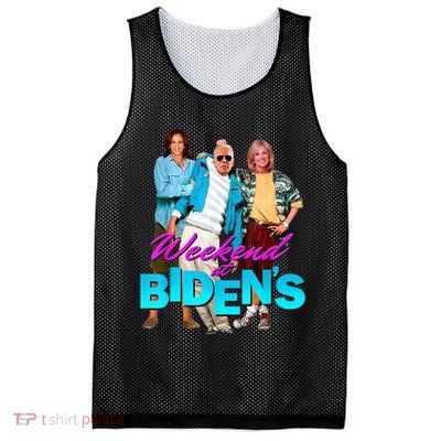 Weekend At Biden's Mesh Reversible Basketball Jersey Tank