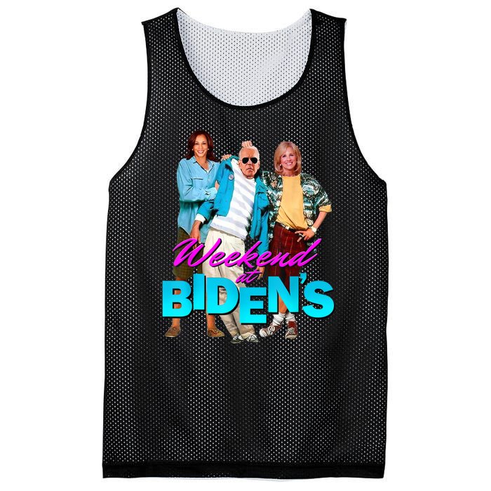 Weekend At Biden's Mesh Reversible Basketball Jersey Tank