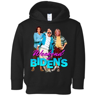 Weekend At Biden's Toddler Hoodie