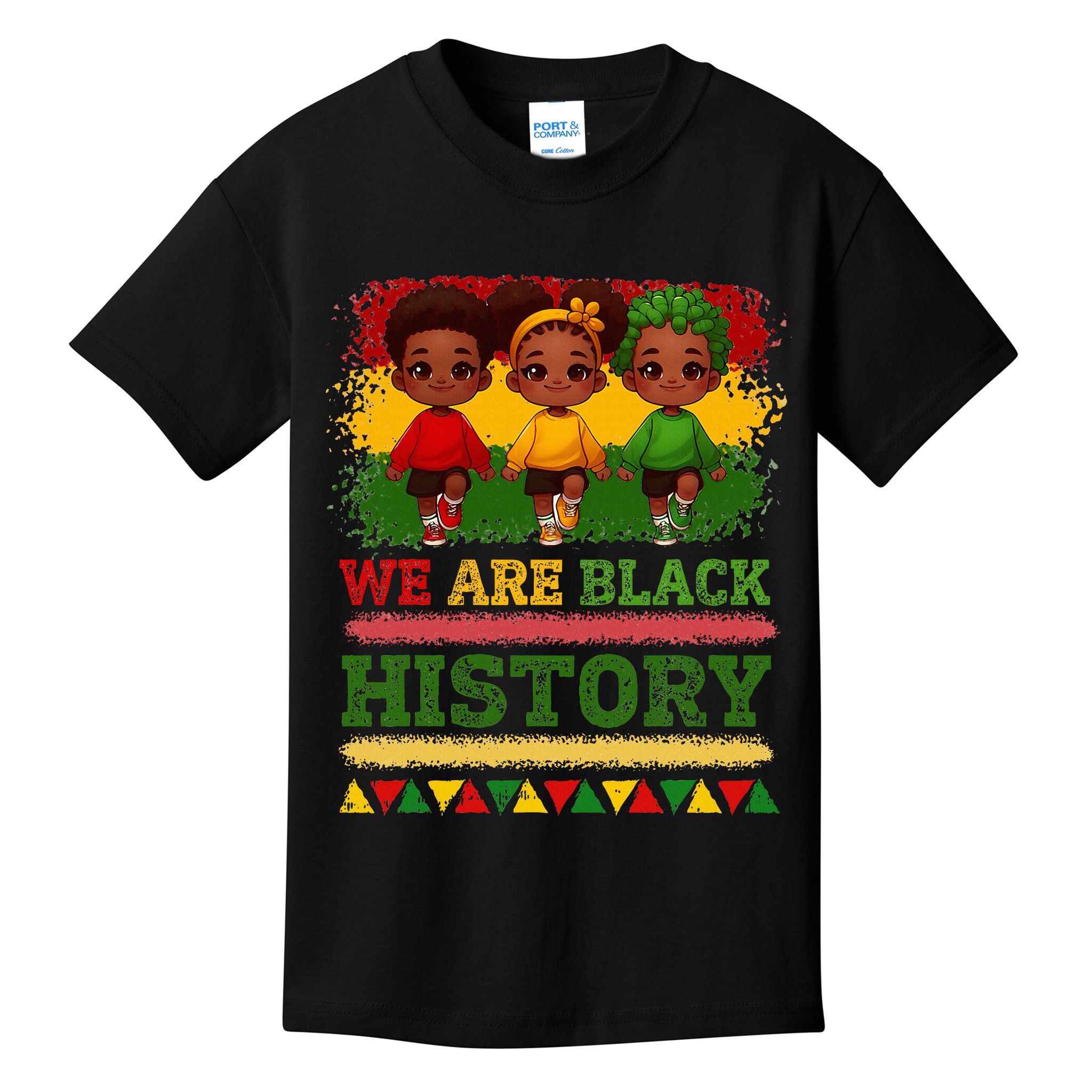 We Are Black History For Black History Month Kids T-Shirt