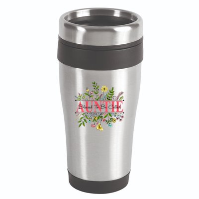 Wildflower Auntie Blessed To Be Called Auntie 16oz Travel Tumbler
