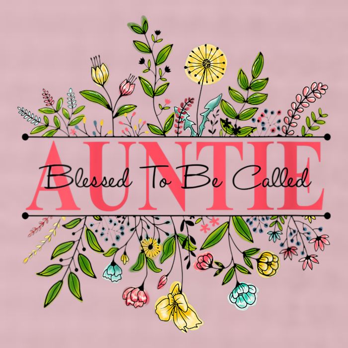 Wildflower Auntie Blessed To Be Called Auntie 25L Jumbo Tote