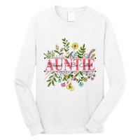 Wildflower Auntie Blessed To Be Called Auntie Long Sleeve Shirt