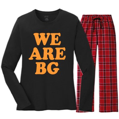 We Are BG Free Brittney Basketball Support Women's Long Sleeve Flannel Pajama Set 