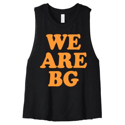 We Are BG Free Brittney Basketball Support Women's Racerback Cropped Tank