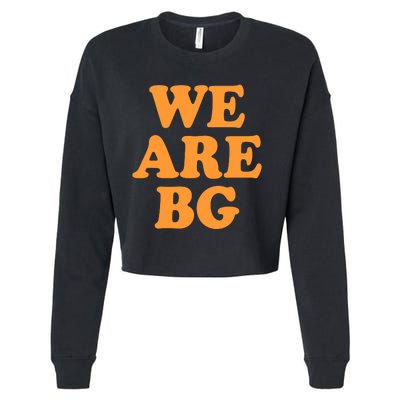 We Are BG Free Brittney Basketball Support Cropped Pullover Crew