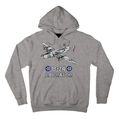 WW2 Aviation B24 Liberator American Heavy Bomber Gift Tall Hoodie